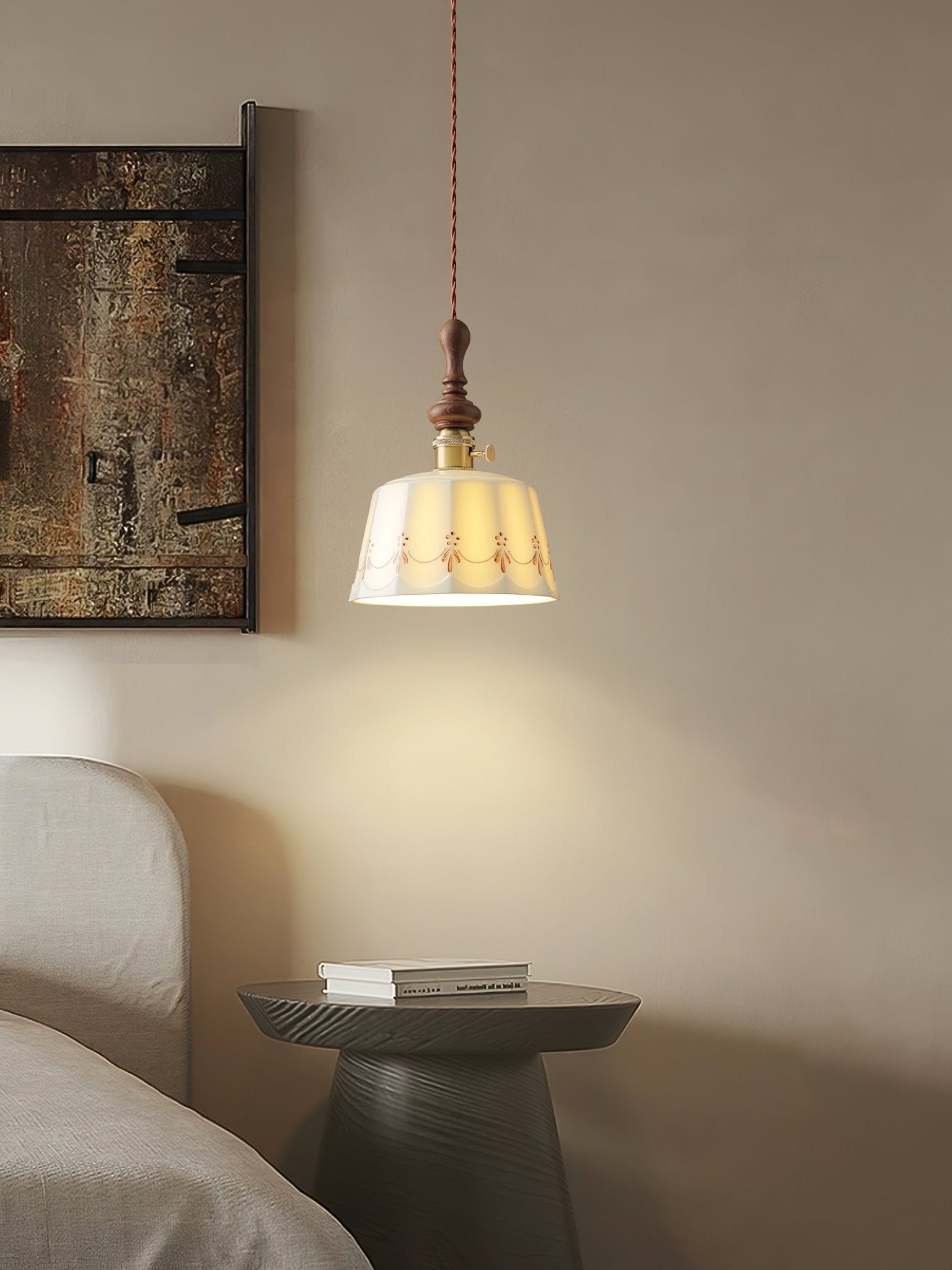 Roselind Ceramic Pendant Light - Letslighting