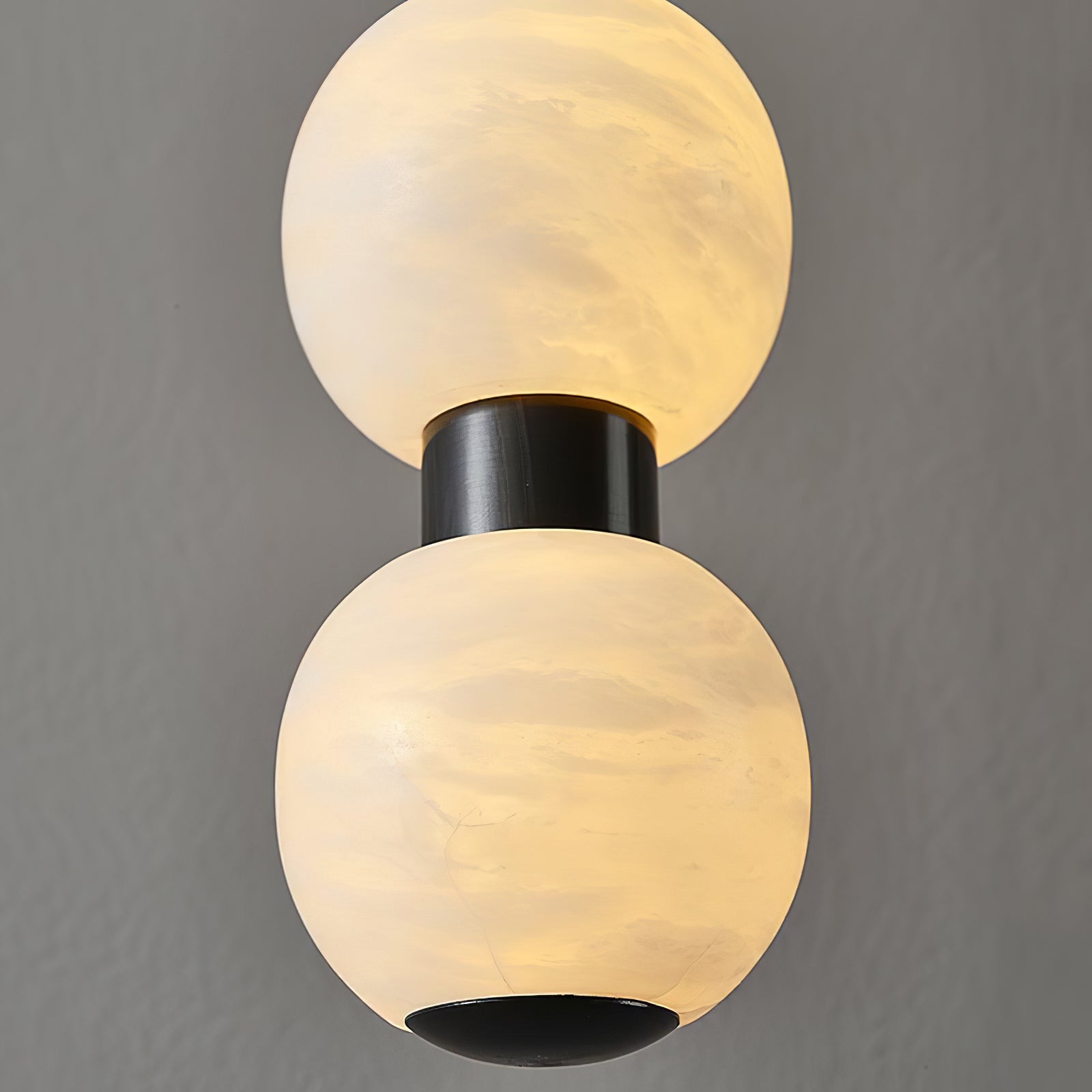 Lyra Modern Alabaster Pendant Light Staircase - Letslighting