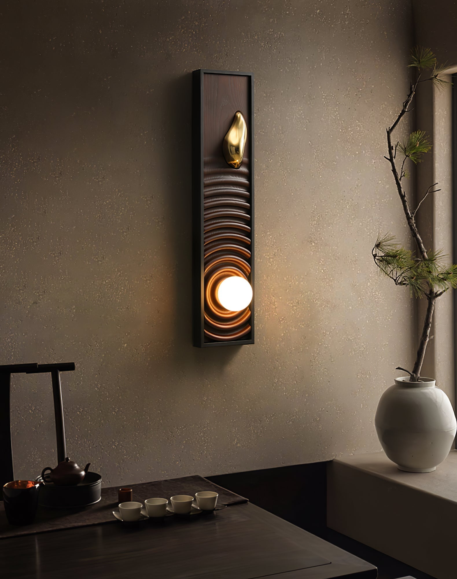 Caleb Vintage Wood Wall Lamp - Letslighting