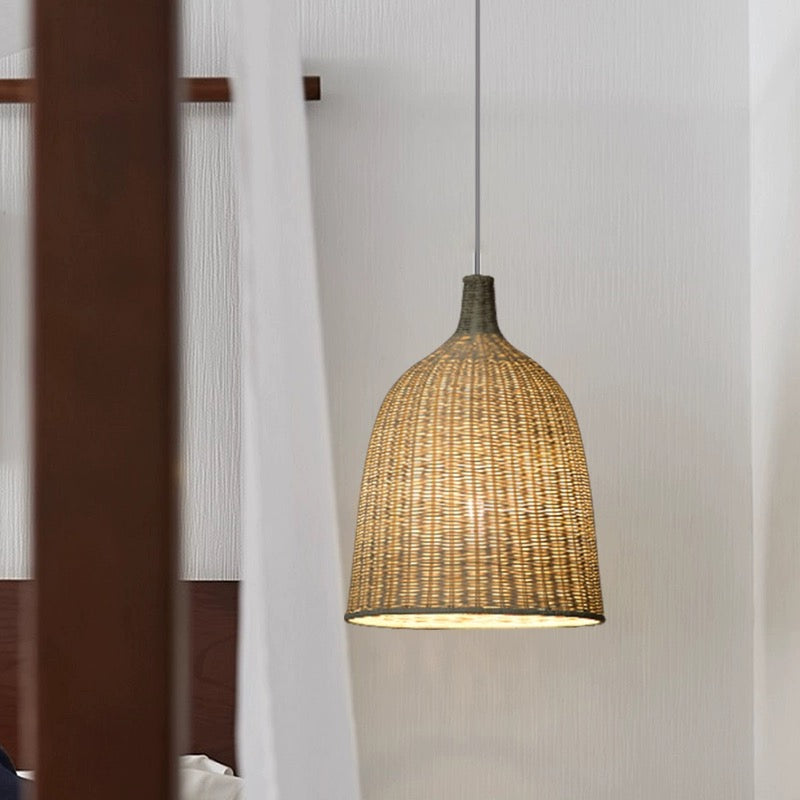 Muto Moderna Ratán Lámpara Colgante Salón/Dormitorio