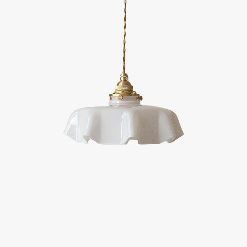 Valentina Vintage LED Simple Lámpara Colgante Vidrio/Madera/Metal Dormitorio
