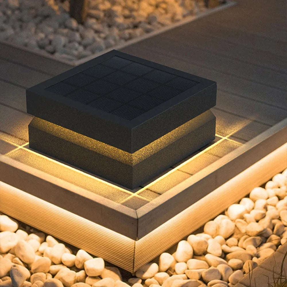 Ray Lámparas Solares de Exterior Metálicas Cóncavas