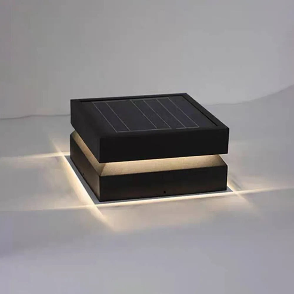 Ray Lámparas Solares de Exterior Metálicas Cóncavas