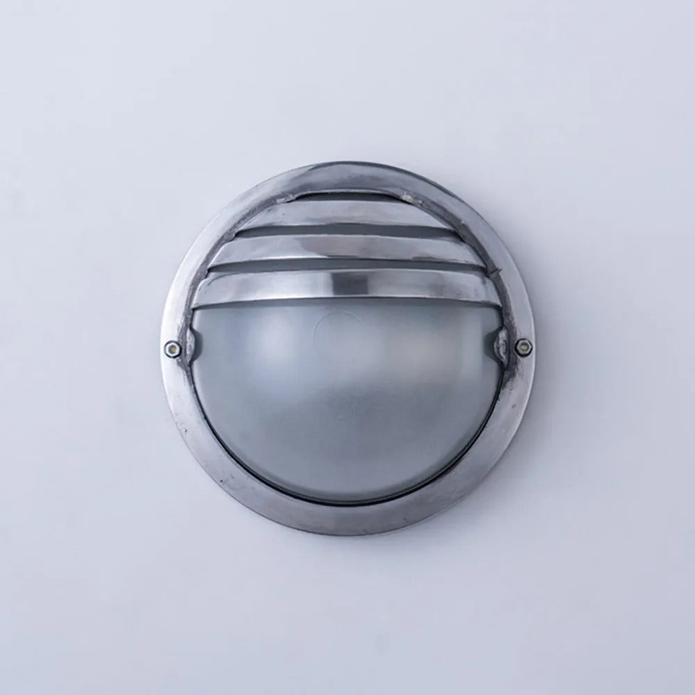 Ray Lámpara de Pared Geométrica de Metal y Vidrio para Exterior