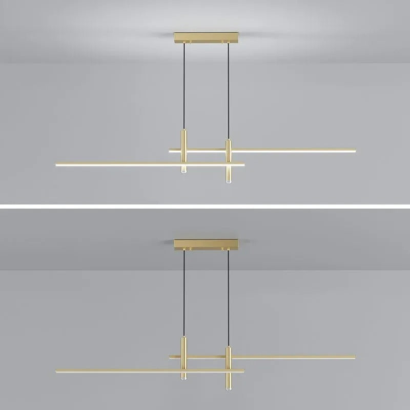 Arisha Lámpara Colgante Lineal Moderna para Comedor