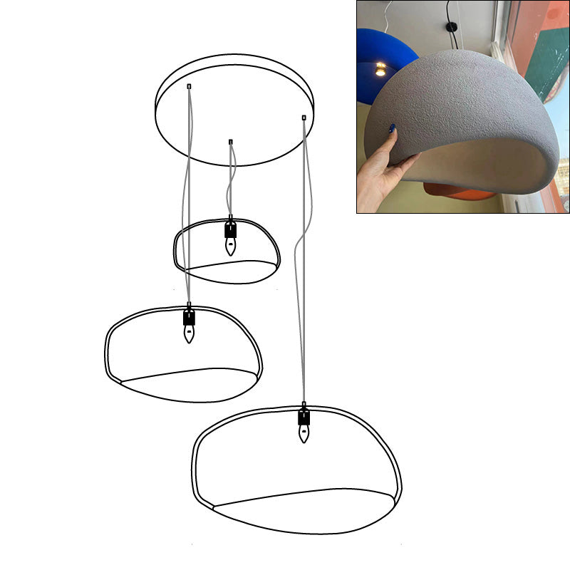 Khmara Rough Combination Chandelier B - Letslighting