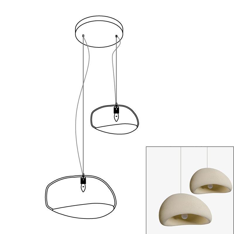 Khmara Rough Combination Chandelier B - Letslighting