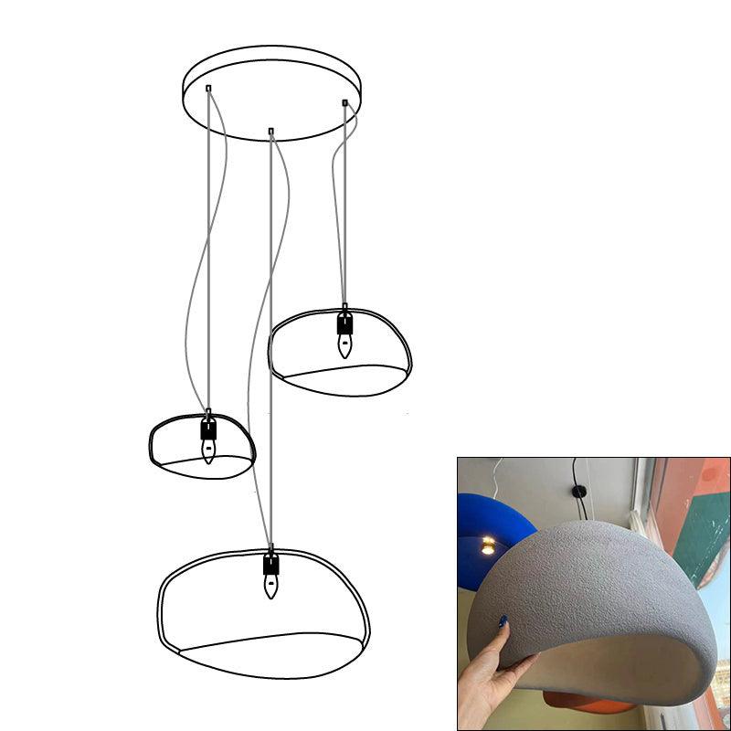 Khmara Rough Combination Chandelier B - Letslighting