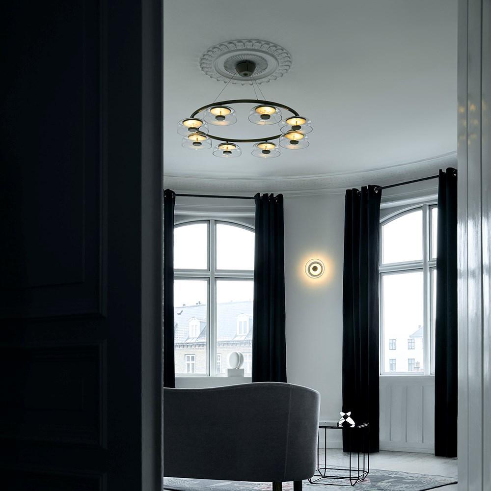 Aethera Circular Glass Chandelier - Letslighting
