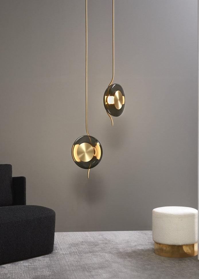 Umirus Modern Minimalist Glass Metal Pendant Lamp - Letslighting