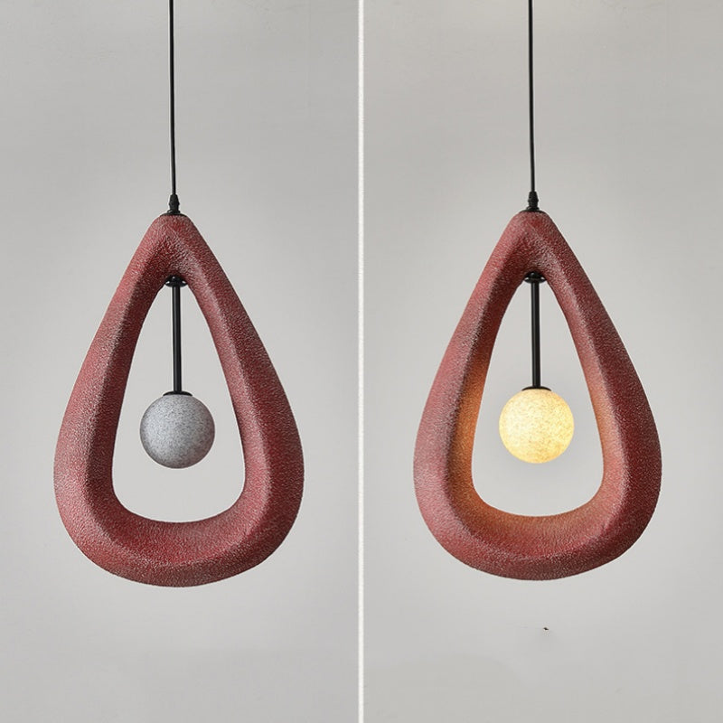Avi Moderna Hueco PVC Lámpara Colgante Dormitorio