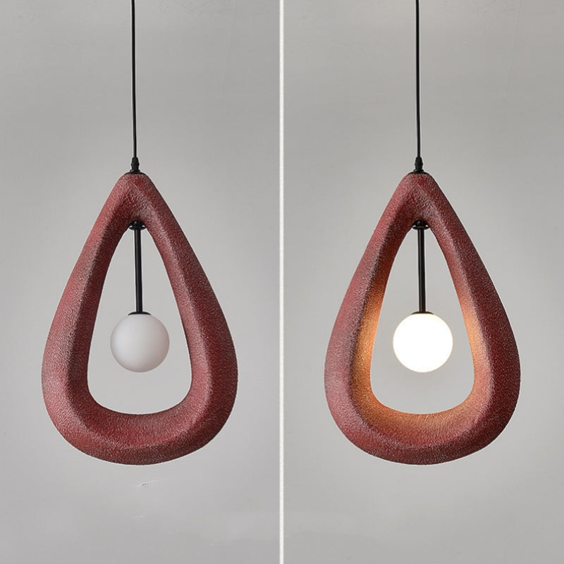 Avi Moderna Hueco PVC Lámpara Colgante Dormitorio