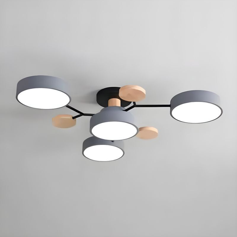 Arisha Modernos Geometrica Plafón Acrílico/Madera Dormitorio/Salón