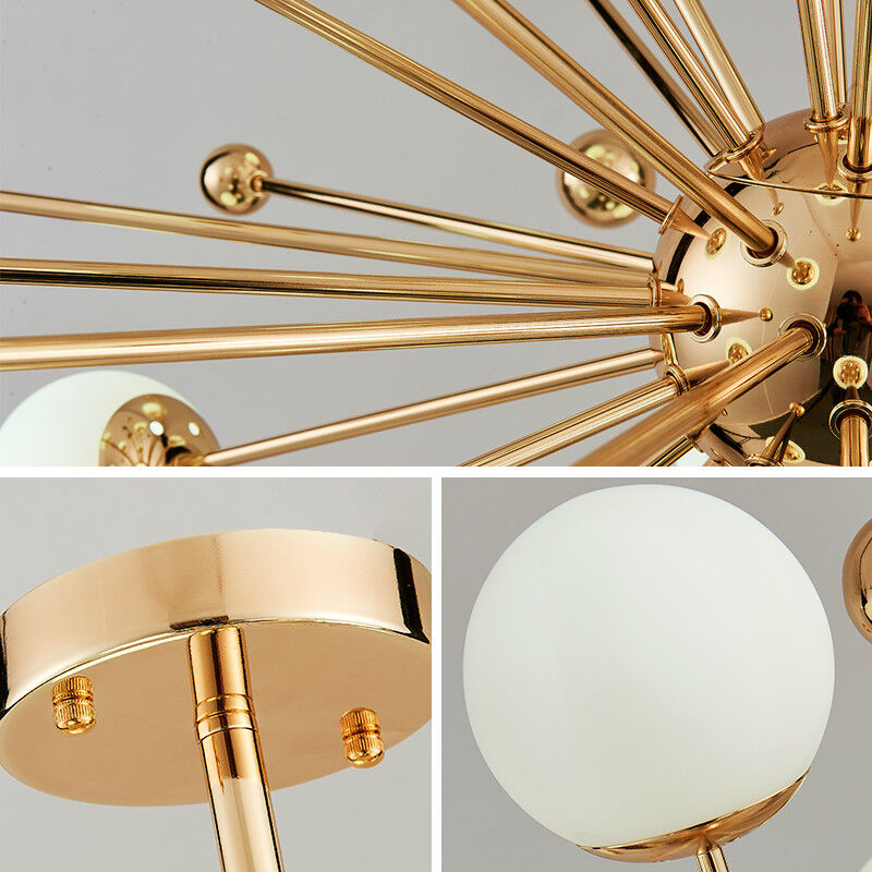 Valentina Nordic Inusual LED Lámparas de Araña Oro Metal Salón/Dormitorio/Comedor