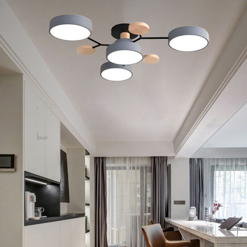 Arisha Modernos Geometrica Plafón Acrílico/Madera Dormitorio/Salón