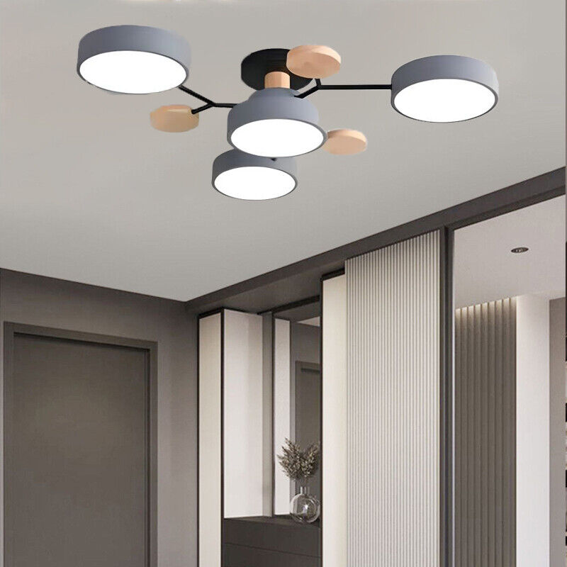 Arisha Modernos Geometrica Plafón Acrílico/Madera Dormitorio/Salón