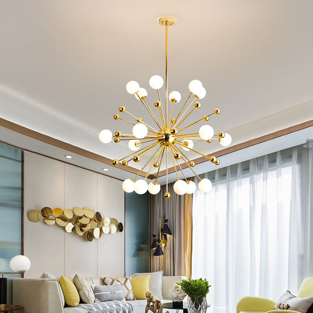 Valentina Nordic Inusual LED Lámparas de Araña Oro Metal Salón/Dormitorio/Comedor