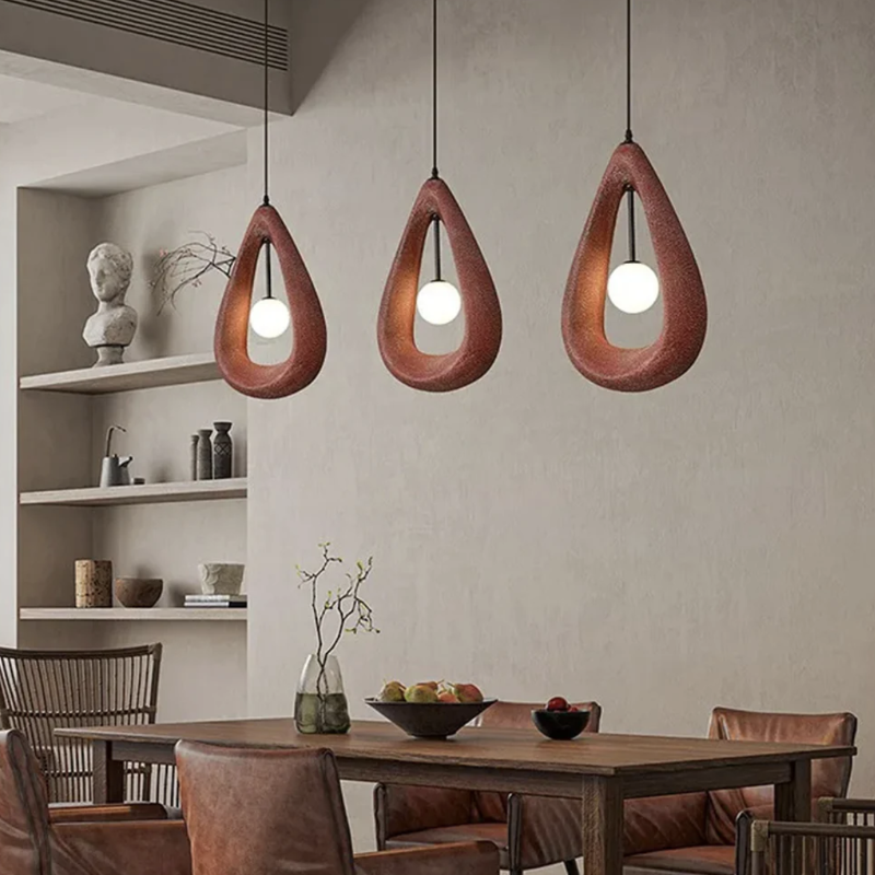 Avi Moderna Hueco PVC Lámpara Colgante Dormitorio