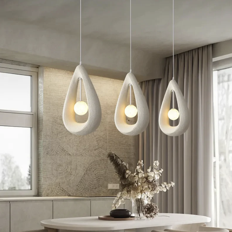 Avi Moderna Hueco PVC Lámpara Colgante Dormitorio
