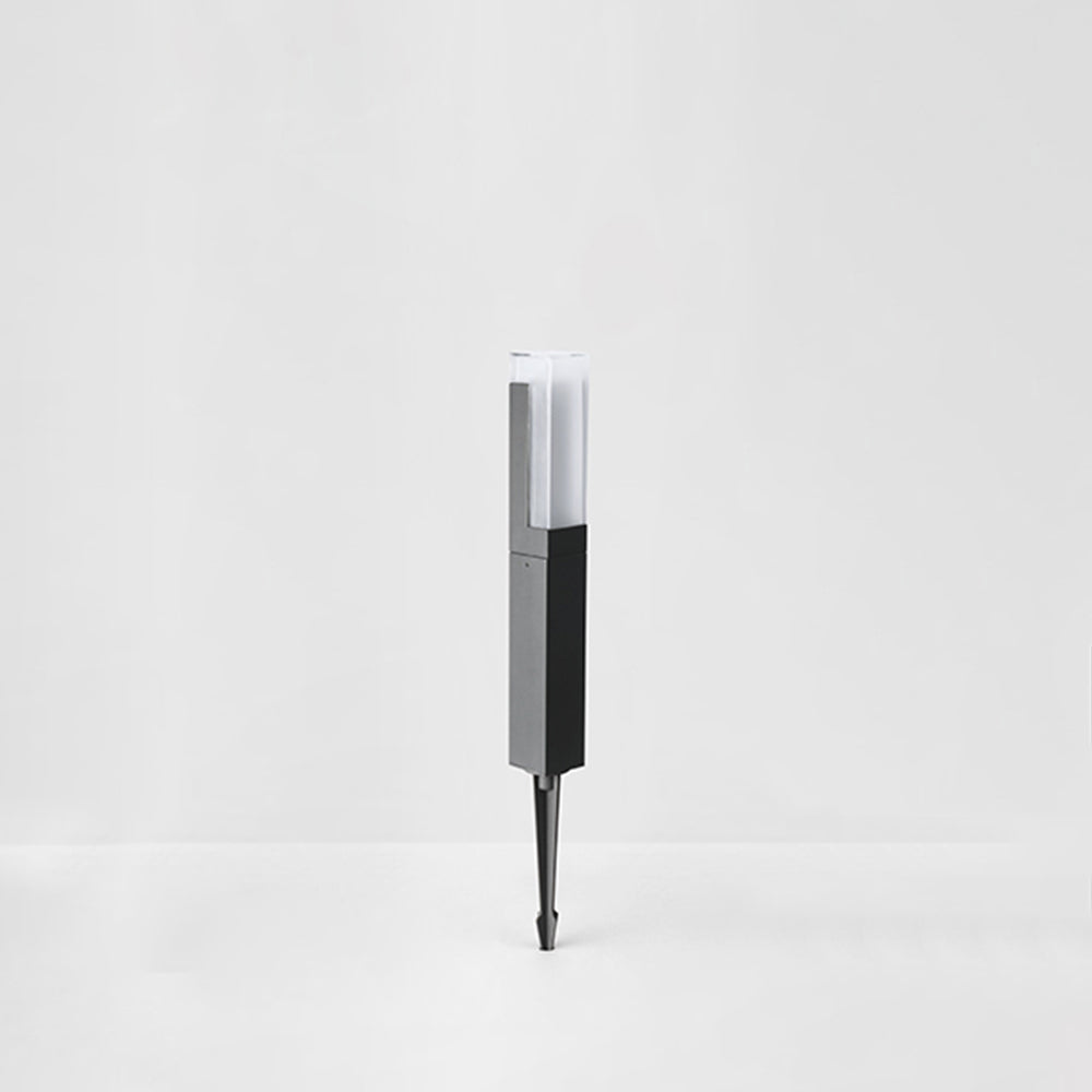 Ray Moderna Lámpara de Pie Exterior Solar Metal Patio