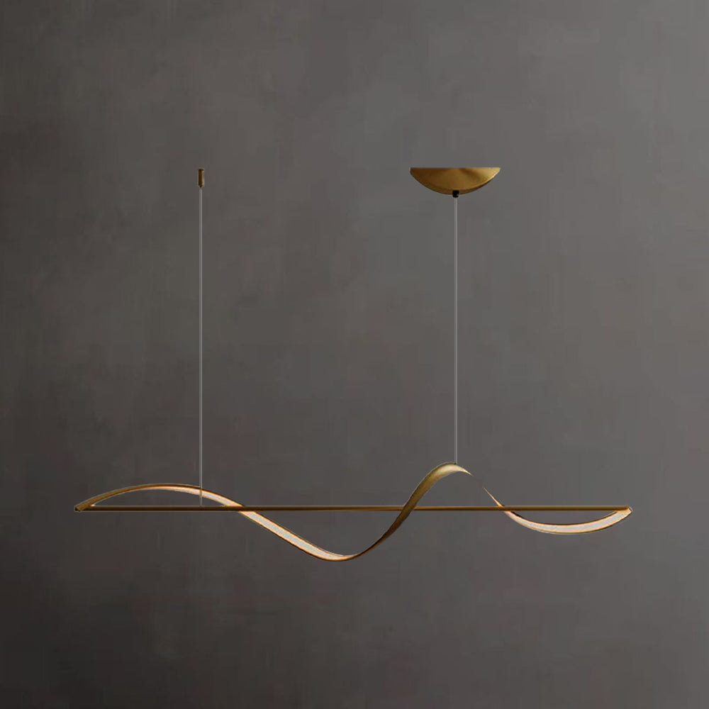 Arisha Diseño Lineal Metal/Acrílico Lámpara Colgante
