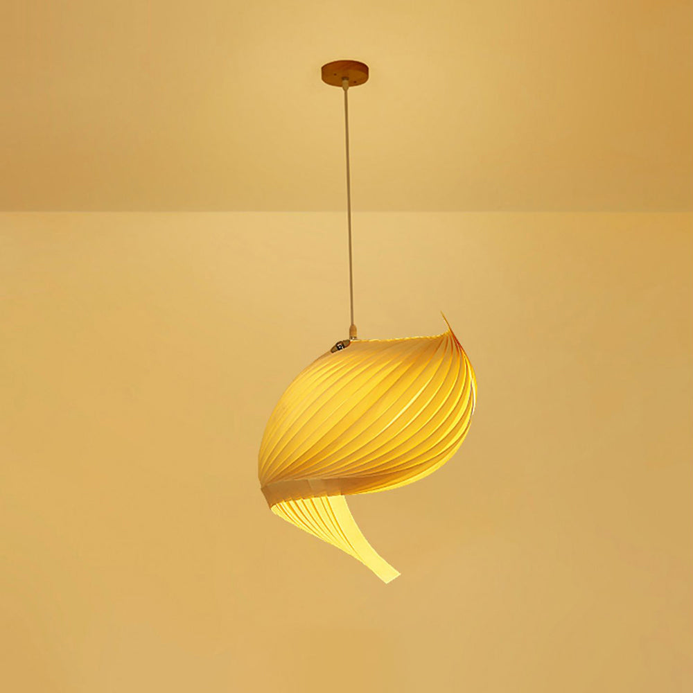 Muto Moderna Geométrica Metal/Madera LED Lámpara Colgante Madera