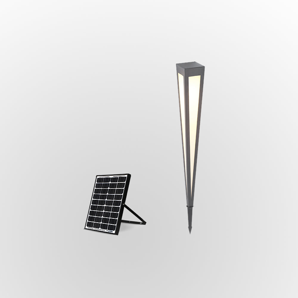 Ray Moderna Triángulo Solar Metal Acrílico Lámpara Exterior
