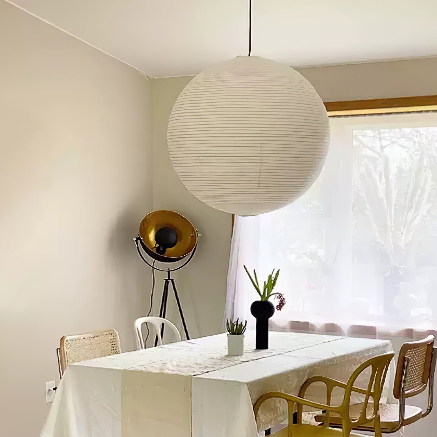 Washi Paper Round Series Pendant Lamp - Letslighting