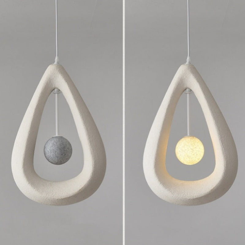 Avi Moderna Hueco PVC Lámpara Colgante Dormitorio