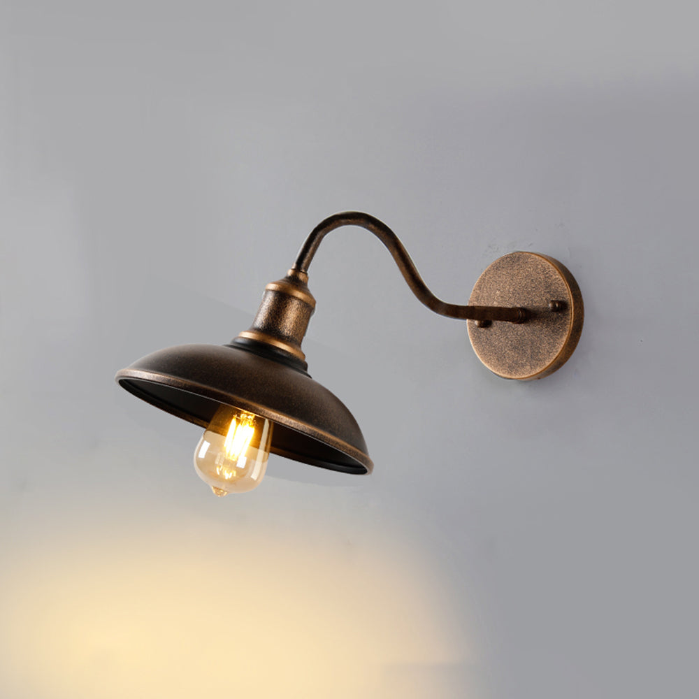 Ray Aplique de Pared Vintage Cúpula  LED  Bronce