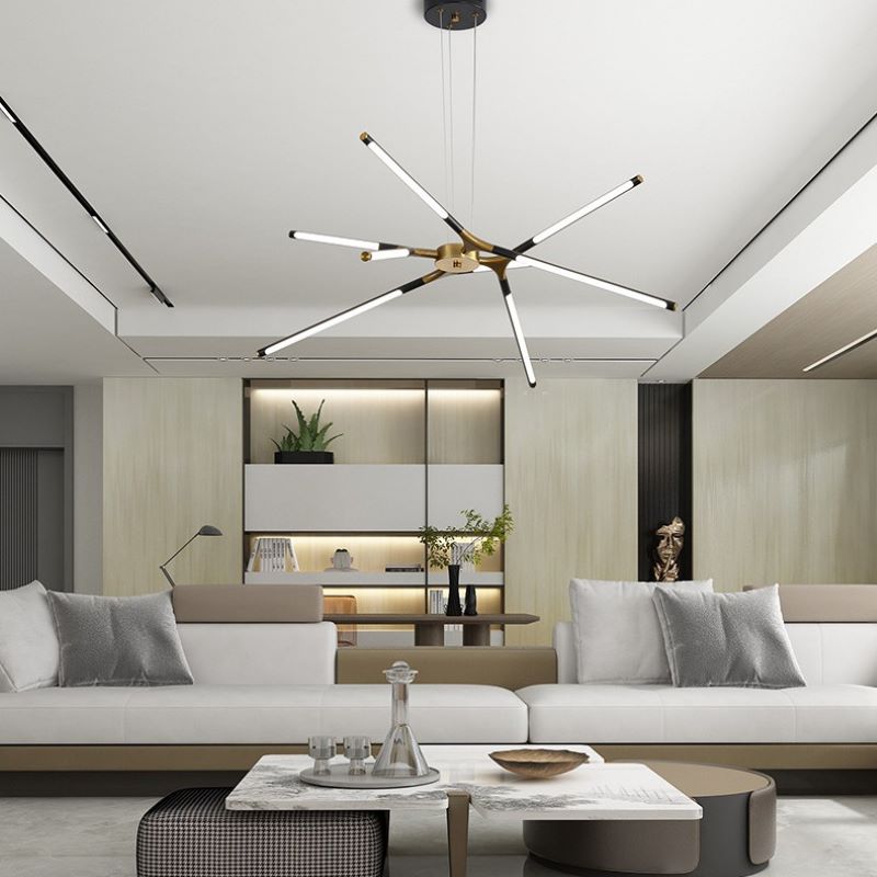 Arisha Creativo Metal Acrílico Acrílico Lámparas de Araña Salón Dormitorio
