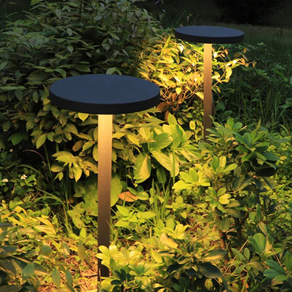 Ray Moderna Lámpara de Pie Exterior Metal Acrílico Patio