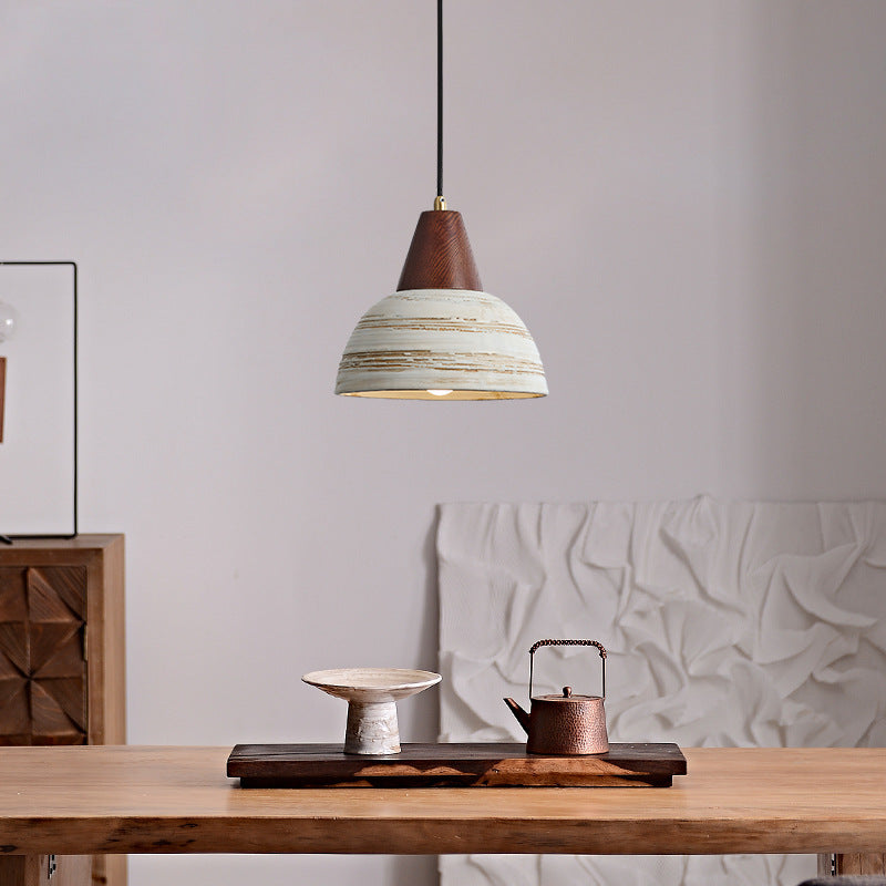Muto Nórdico LED Lámpara Colgante Metal/Cerámica/Madera Dormitorio
