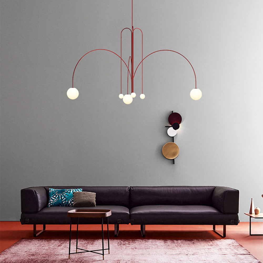 Valentina Moderna Globa Minimalista Diseño Lámpara Colgante
