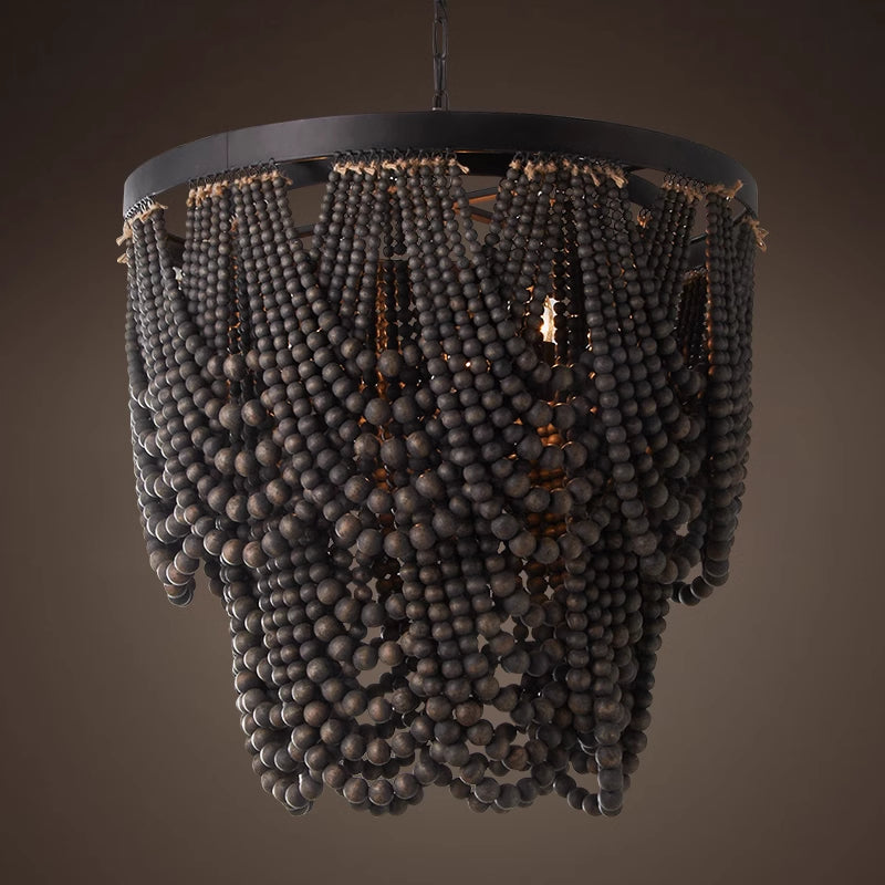 Alessio Boho LED Madera/Metal Lámparas Colgantes