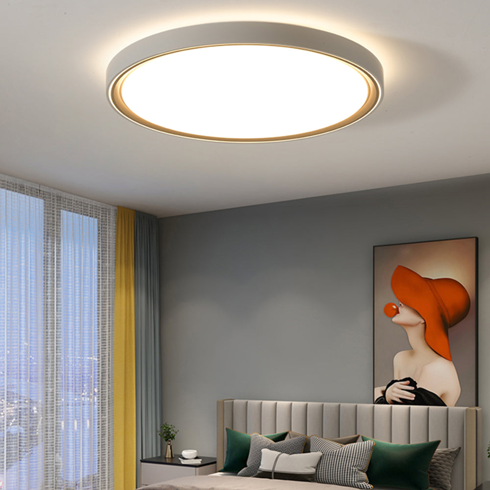Arisha Moderna Redonda/Cuadrada Metal LED Lámpara de Techo