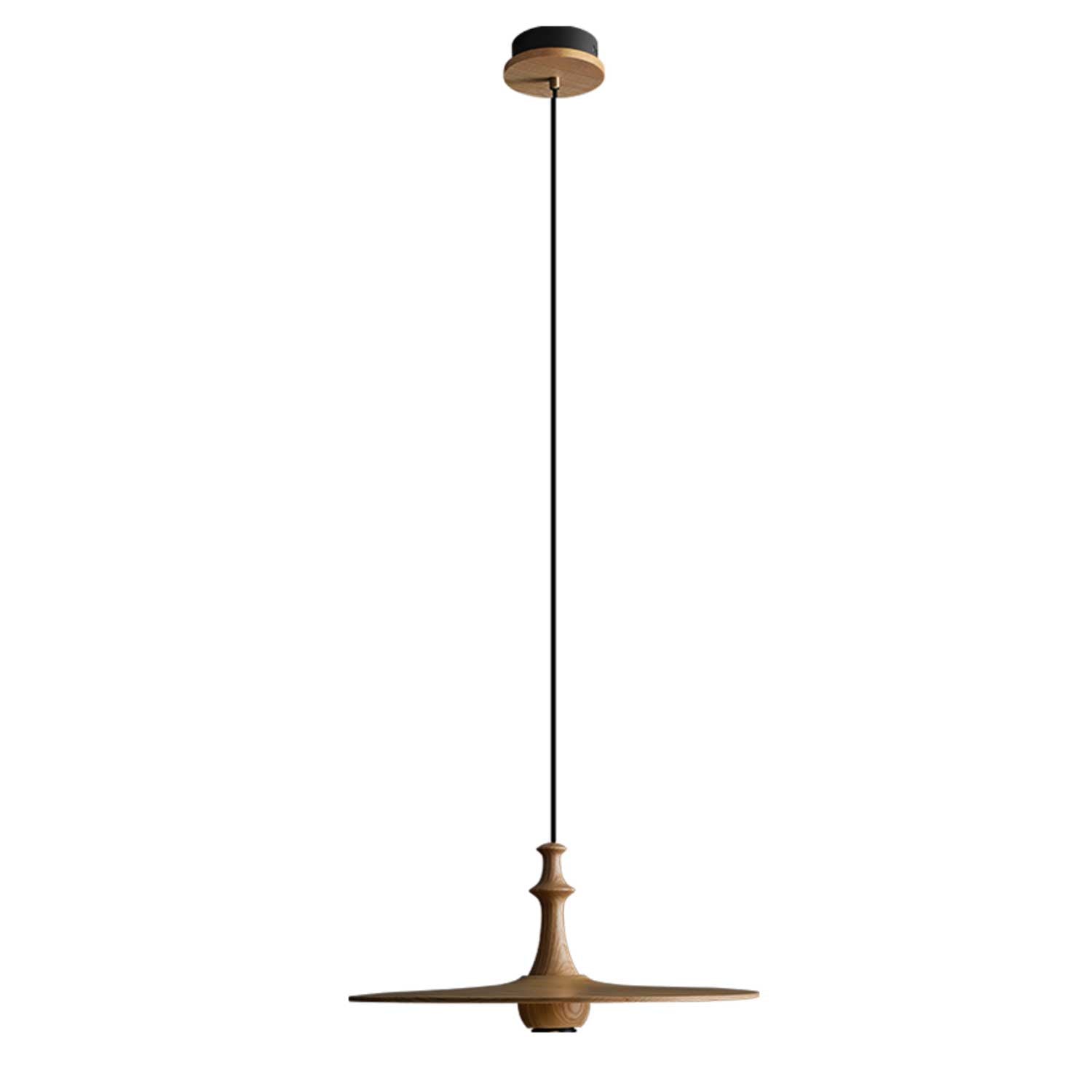 Wooden Spin Pendant Light - Letslighting