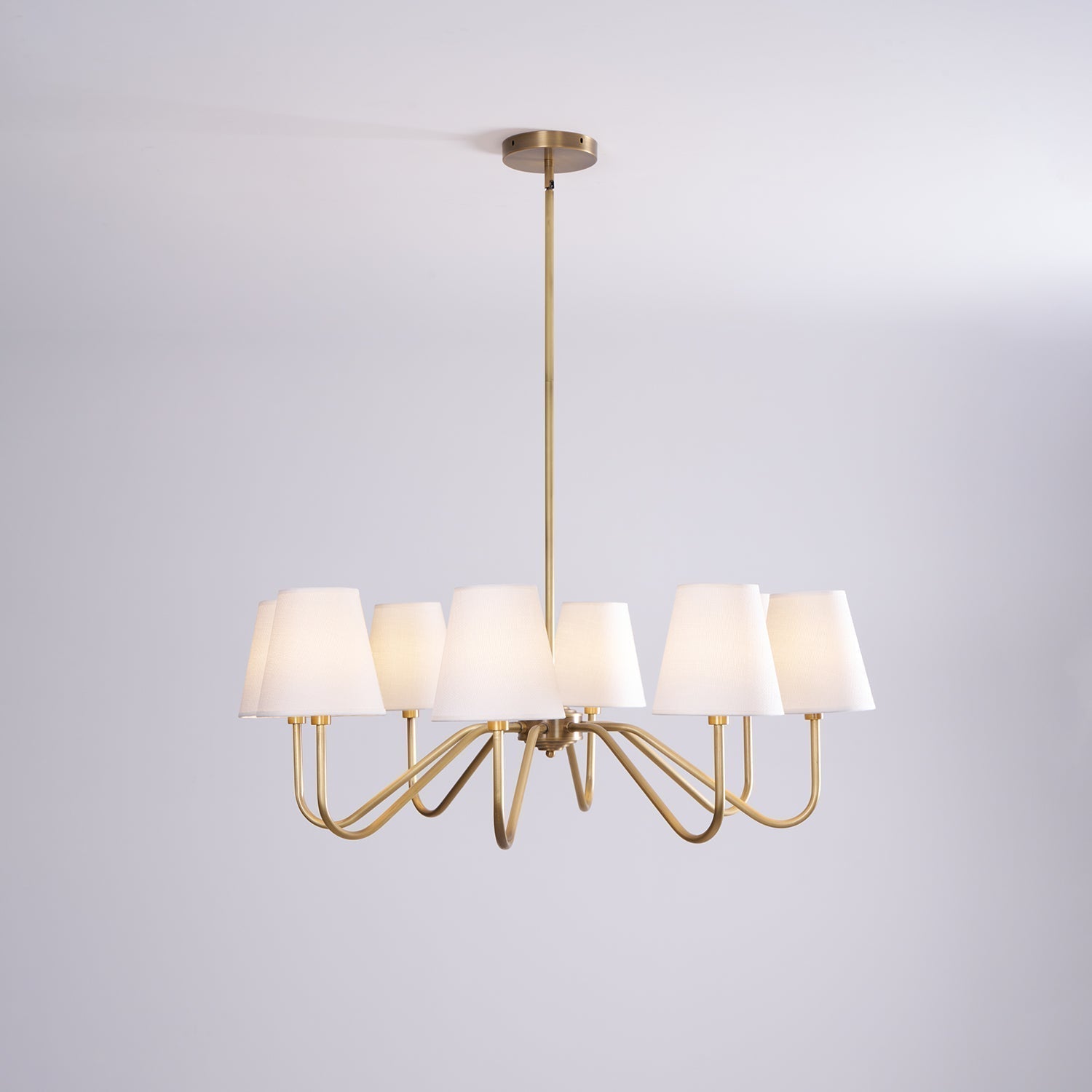Opaluxe Brass Chandelier - Letslighting