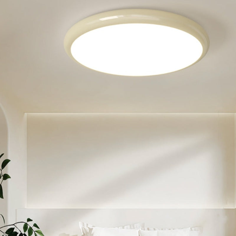 Muto Minimalista Círculo LED Lámpara de Techo Metal Acrílico Salón