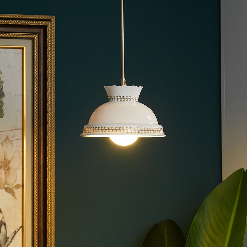 Valentina Moderna Forma de Sombrero LED Lámpara Colgante Dormitorio