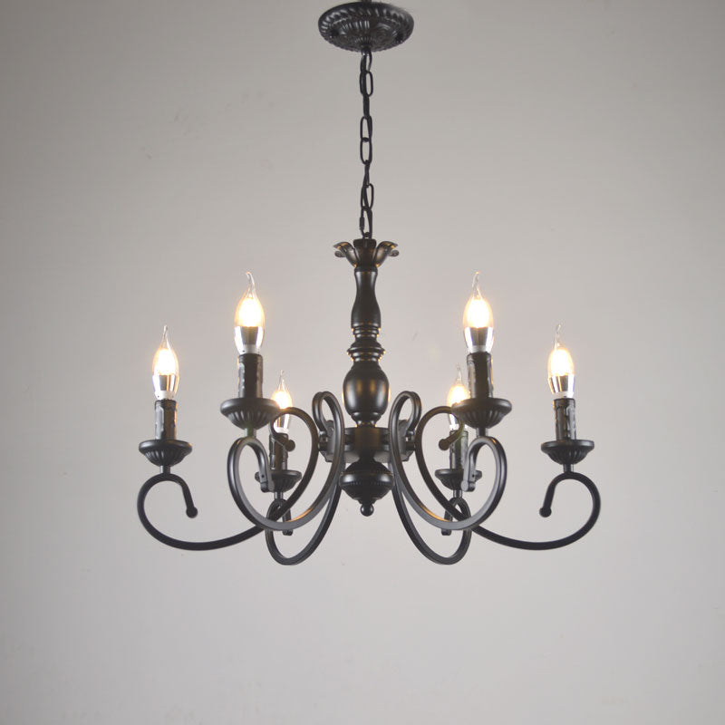Silva Retro Metal Lámpara Colgante Dormitorio