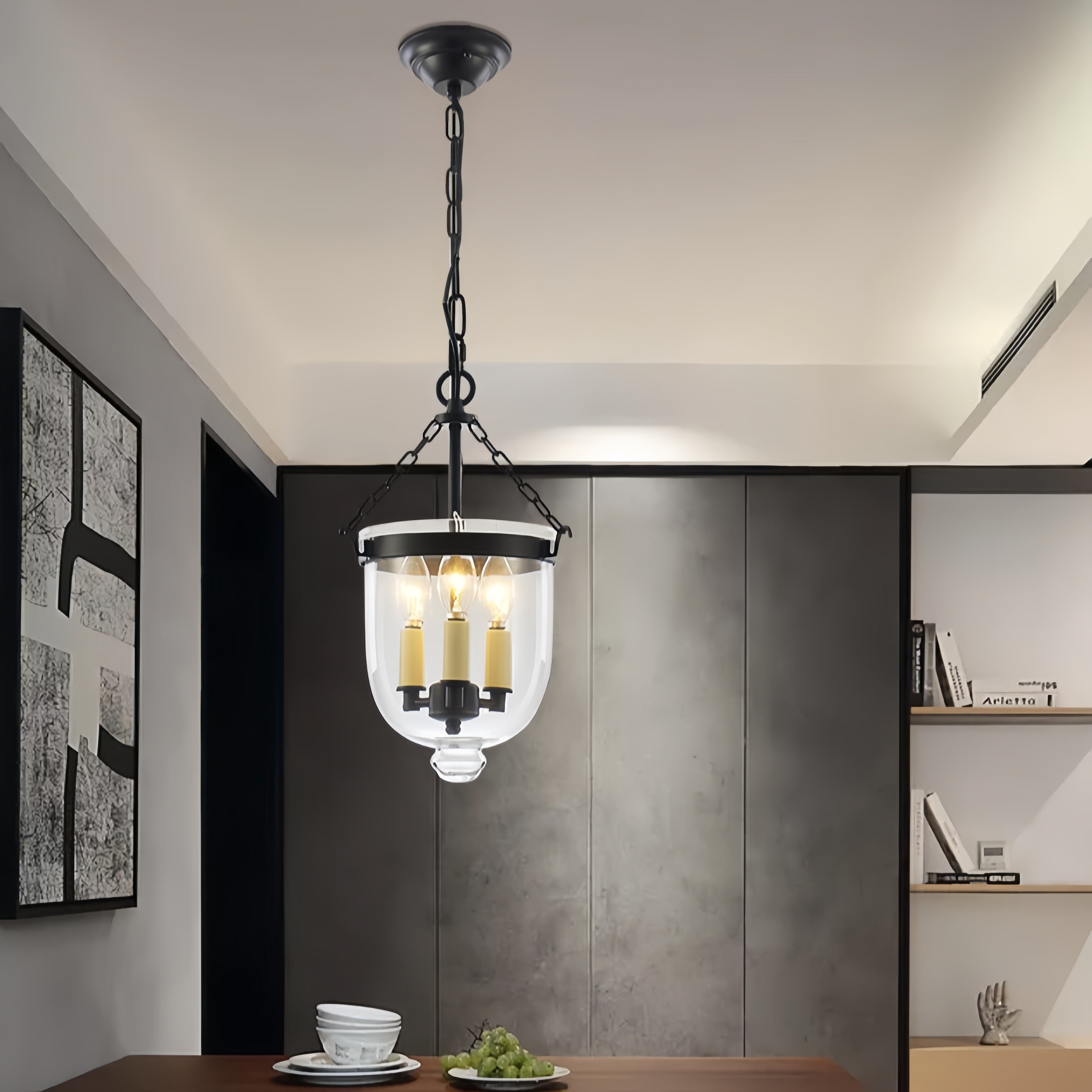 Silva Industrial Vela LED Lámpara Colgante Salón