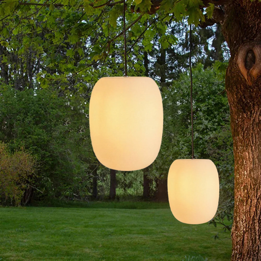 Ray Retro Linterna Metal Lámpara Colgante Impermeable Exterior