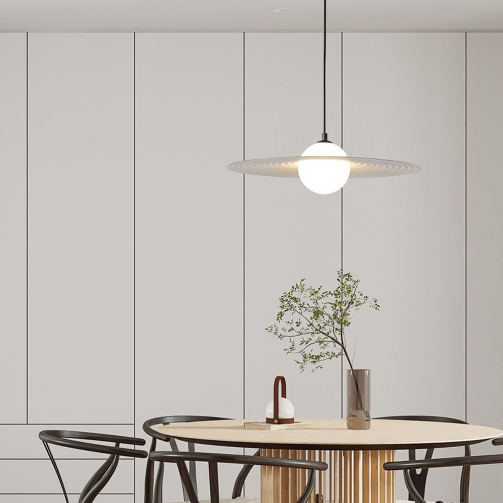 Arisha Minimalista Metal Estrella Lámpara Colgante Blanca/Negra