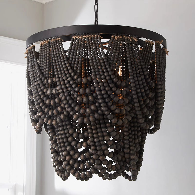 Alessio Boho LED Madera/Metal Lámparas Colgantes