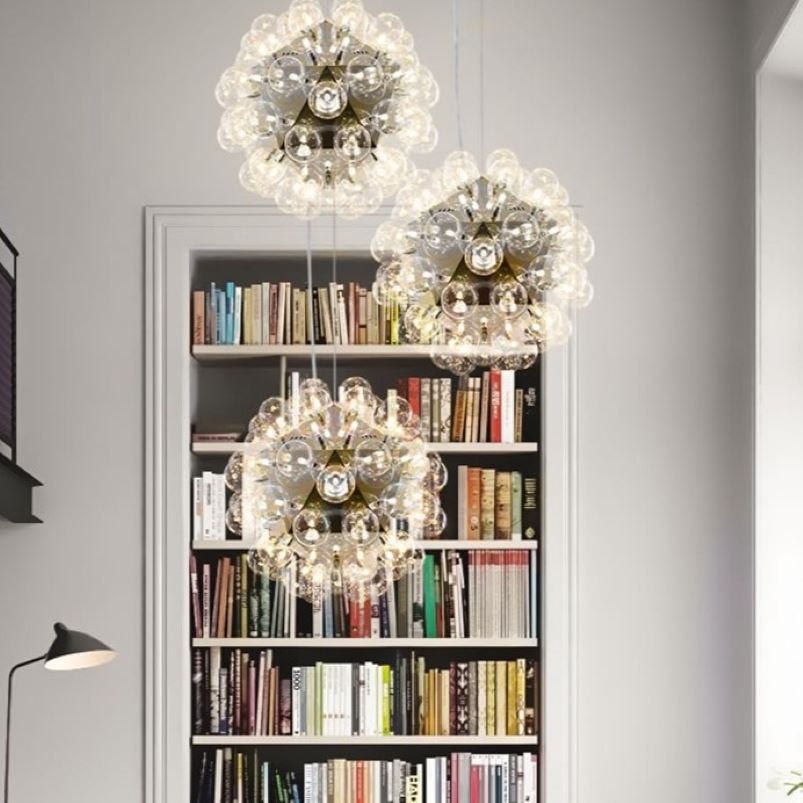 Silva Moderno LED Lámpara Colgante Metal/Vidrio Salón/Cocina