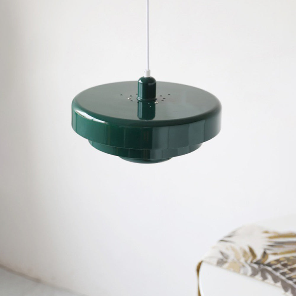 Valentina Moderna Diseño Metal Lámpara Colgante Naranja/Verde