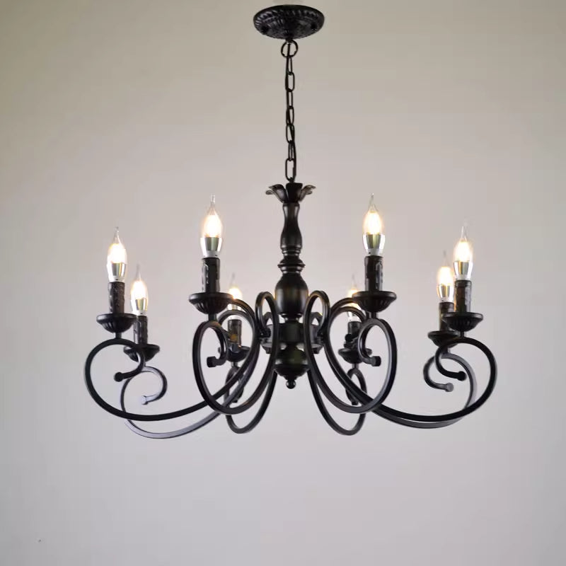 Silva Retro Metal Lámpara Colgante Dormitorio