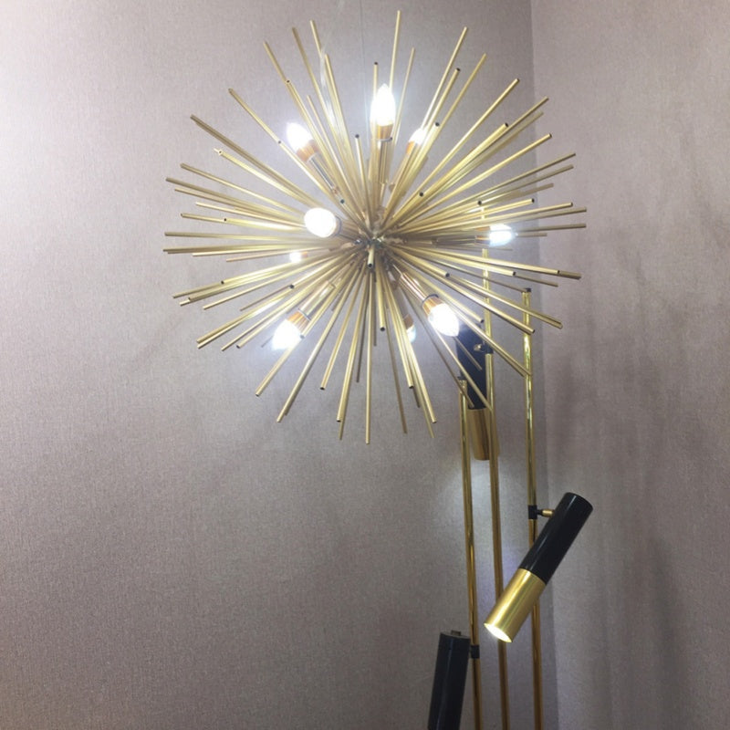 Arisha Moderno LED Lámparas de araña Oro Metal Salón/Comedor/Dormitorio