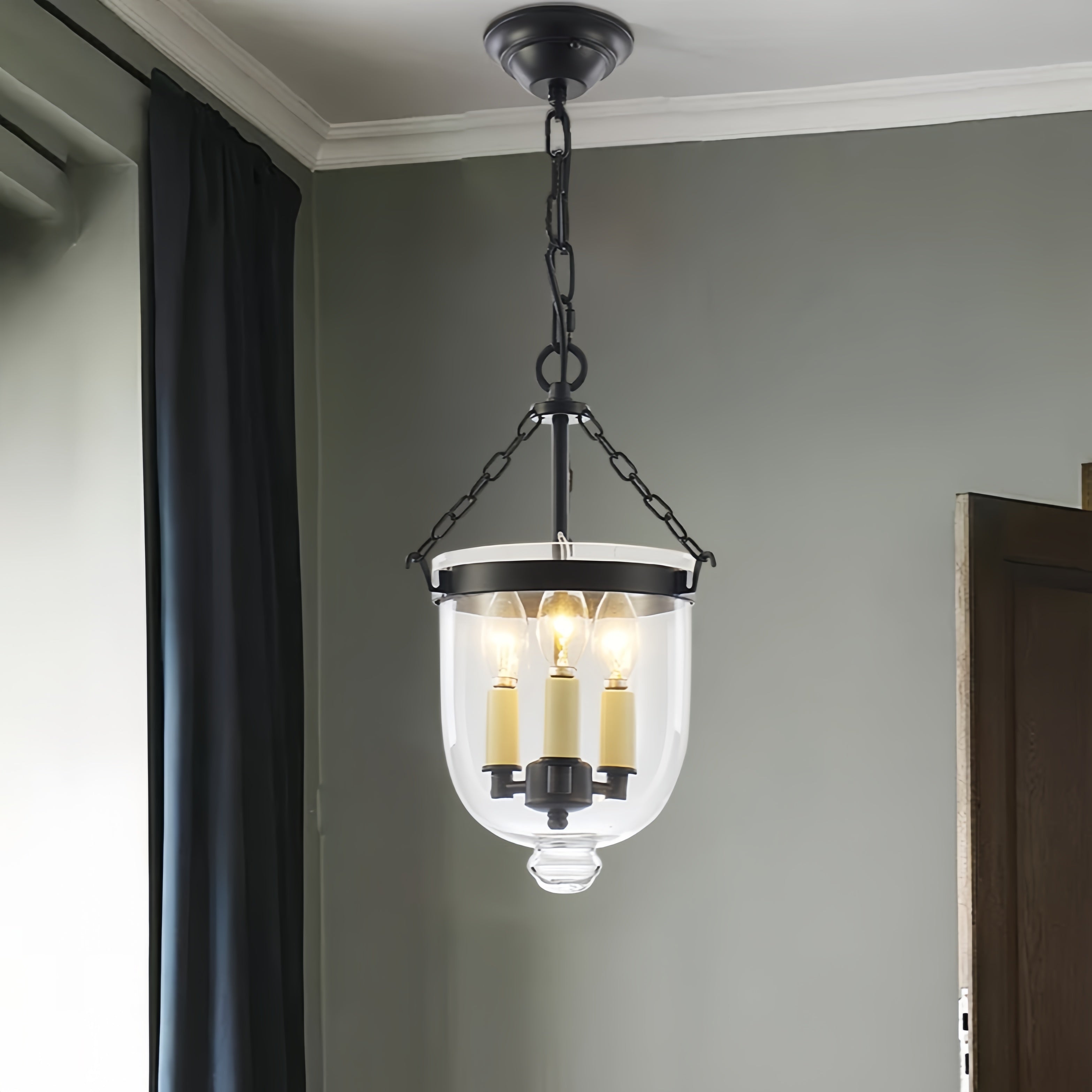Silva Industrial Vela LED Lámpara Colgante Salón
